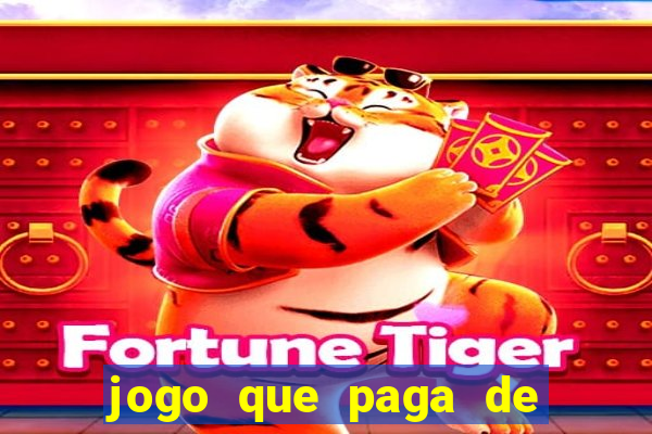 jogo que paga de verdade no pix